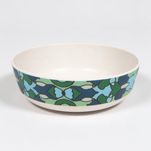 Load image into Gallery viewer, Lux & Bones Eco Bamboo Bowl - Teal Camo