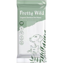 Load image into Gallery viewer, Pretty Wild Bamboo Pet Wipes 40 Pack
