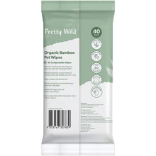 Load image into Gallery viewer, Pretty Wild Bamboo Pet Wipes 40 Pack
