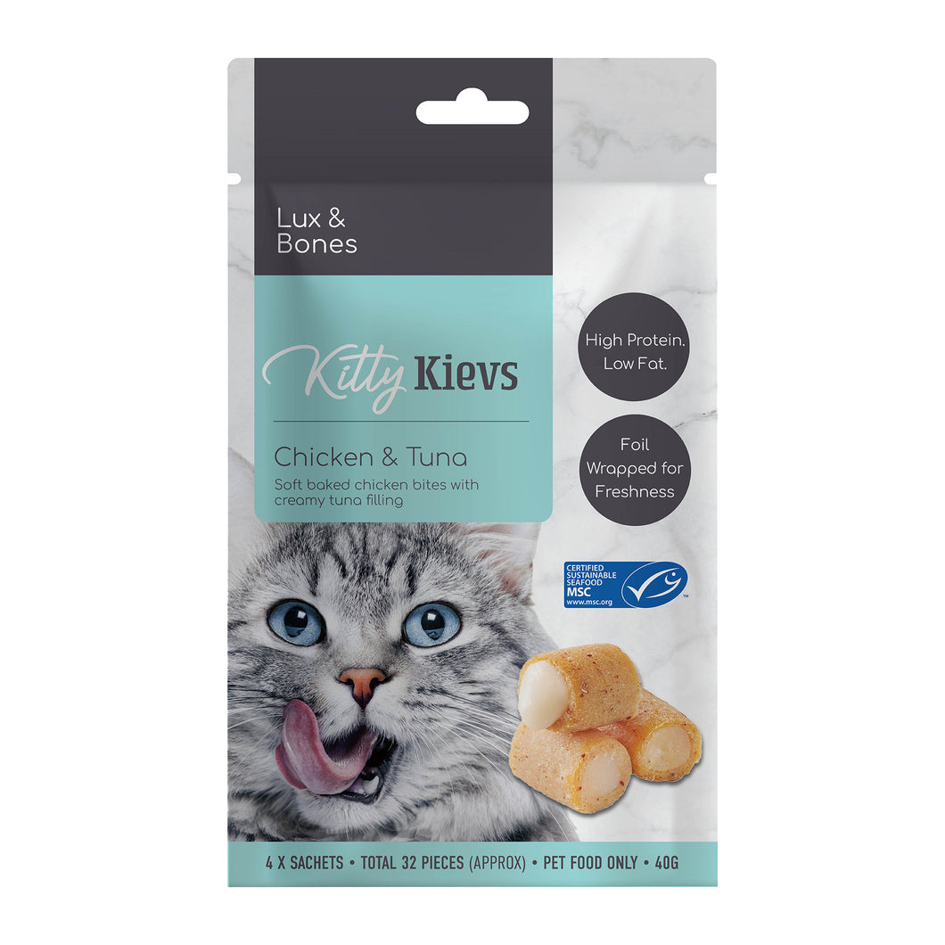 Lux & Bones -  Kitty Kievs Chicken & Tuna - 40g