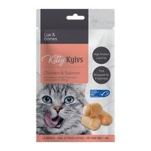 Load image into Gallery viewer, Lux &amp; Bones -  Kitty Kyivs Chicken &amp; Salmon - 40g
