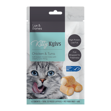 Load image into Gallery viewer, Lux &amp; Bones -  Kitty Kyivs Chicken &amp; Tuna - 40g

