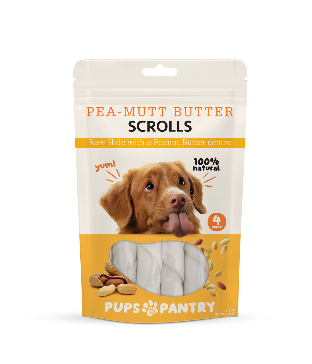 Pups in the Pantry Peamutt Butter Scrolls x 5