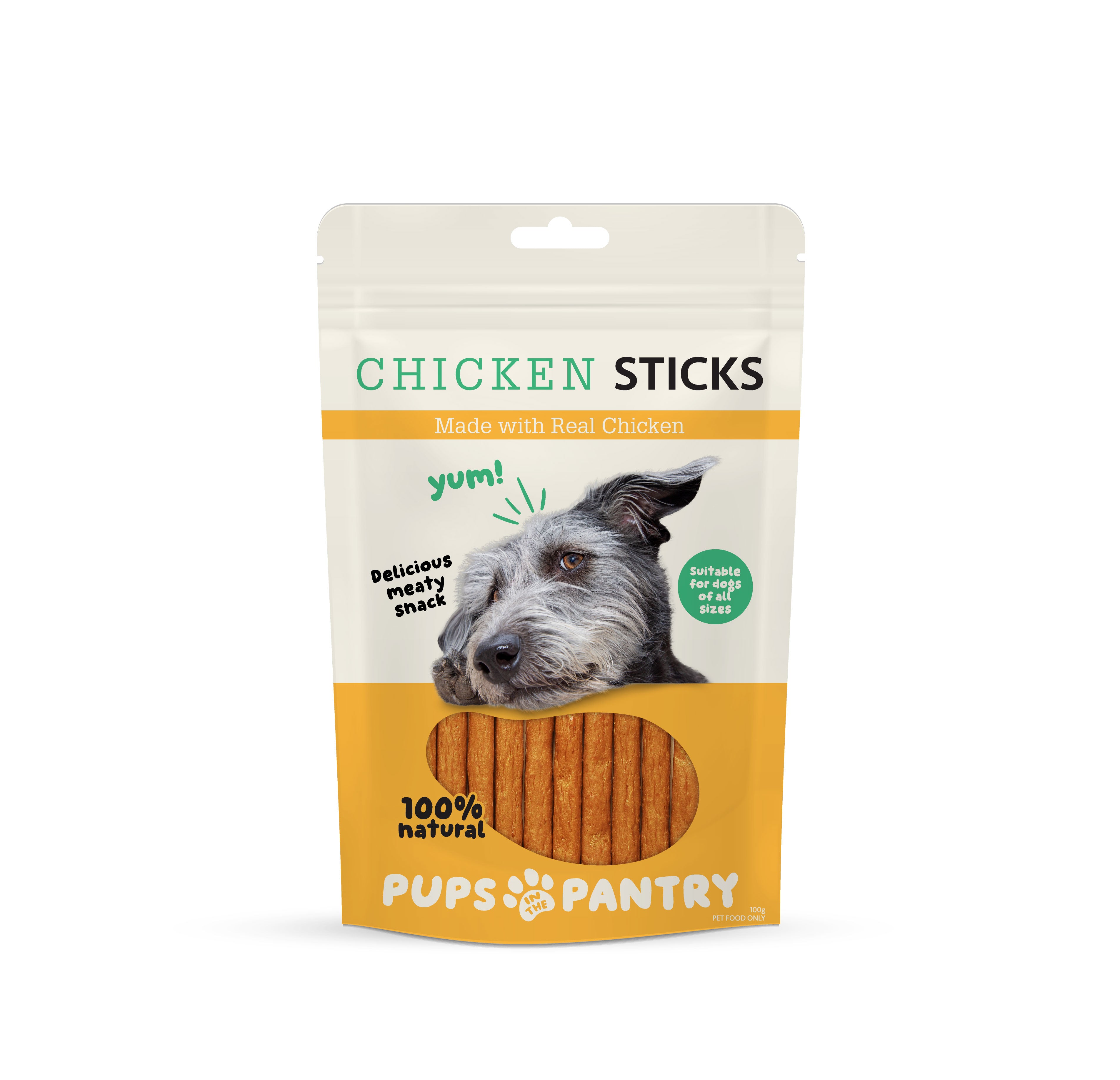 Pups in the Pantry Chicken Sticks 100g x 10 Lux & Bones