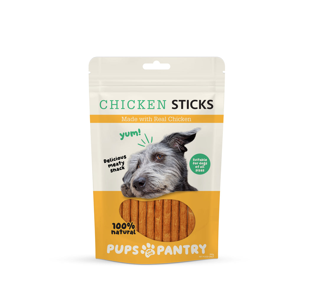 Pups in the Pantry Chicken Sticks 100g