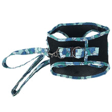 Load image into Gallery viewer, Lux &amp; Bones Harness &amp; Leash Set - Teal Camo

