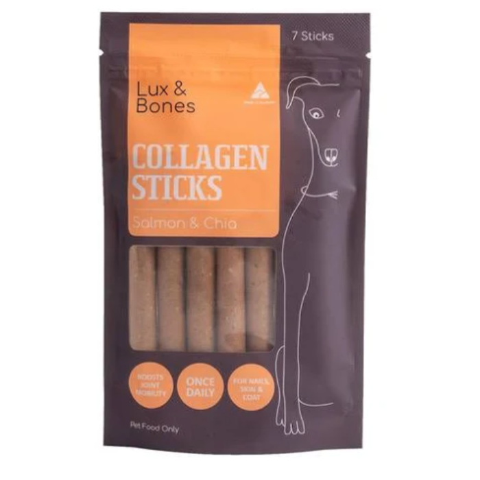 Lux & Bones -  Salmon & Chia Collagen Sticks - 7pk